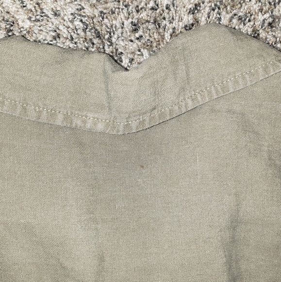 J. Jill| Khaki Button-Up Collared Dress - Picture 6 of 8